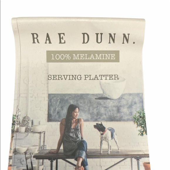 βοΈ LAST ONE βοΈRae Dunn PARTY SNACKS Serving Tray - Picture 3 of 4